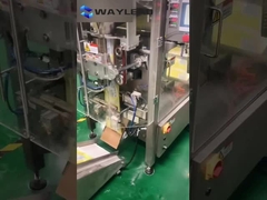 Máquina de embalagem vertical de 380 V, com controlo PLC, de 3 lados, máquina de embalagem de vedação