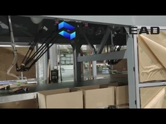 Controle por PLC da linha automática de embalagem de pão 35-150 sacos/min Capacidade