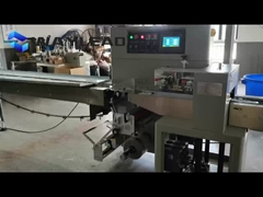 Máquina de embalagem rápida de almofadas de alimentos congelados Máquina de vedação de almofadas de aço inoxidável