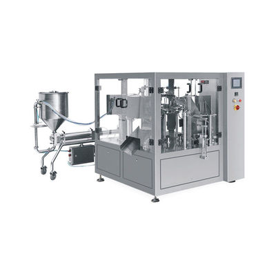 Máquina de embalagem de bolsas pré-fabricada com sistema de controle PLC