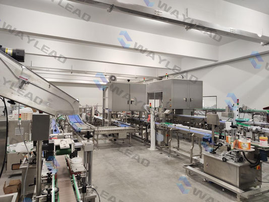 Linha de embalagem automática de panificação Linha de embalagem de alimentos de pão 220V 50Hz / 60Hz