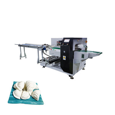 Máquina de embalagem de almofadas controlada por PLC 220V Equipamento de embalagem de alimentos congelados