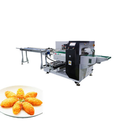 WZ220 Máquina de embalagem de fluxo horizontal HFFS de alta velocidade para produtos alimentares congelados certificada pela FDA