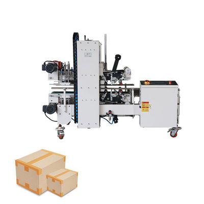 Máquina de embalagem automática de caixa de vedação lateral 1KW para filme de papel laminado / plástico