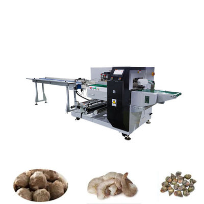 Fábrica de biscoitos, bolinhos e gelados Máquina elétrica de envolvimento de fluxo horizontal HFF especificada