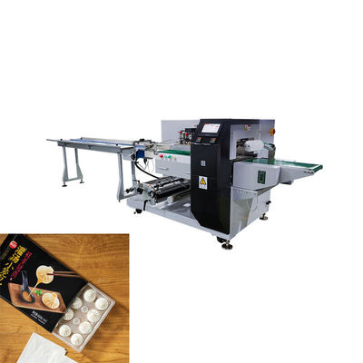 Máquina de embalagem de almofadas de alimentos congelados rápidos 550kg 25-100 embalagens/min Produção