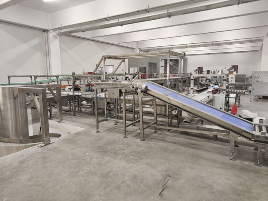 30 M/min Velocidade de alimentação Linha de embalagem de biscoitos para sacos de papel