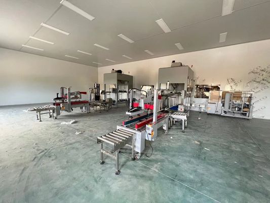 Função de moldagem Linha de embalagem automática 35-150 sacos/min Para embalagem em cartão 250-350 g/m2