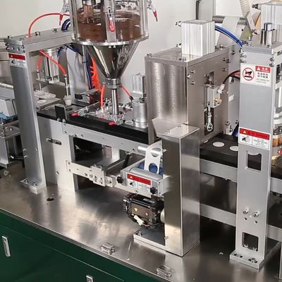 Máquina avançada de vedação de enchimento de cápsulas de café para estação de carregamento de cápsulas verticais