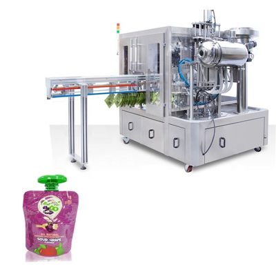 Equipamento de vedação de enchimento de sacola flexível controlado por PLC para enchimento consistente