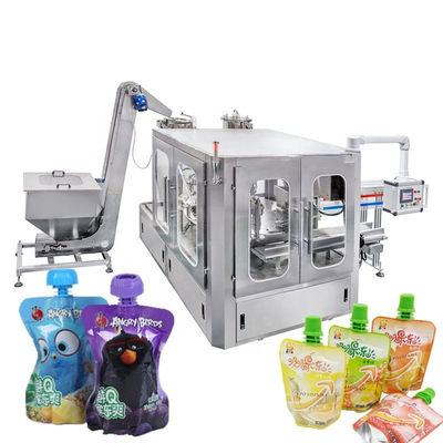 Máquina de enchimento de tampão de sacola com desinfetante bucal automático de sacola controlada por PLC