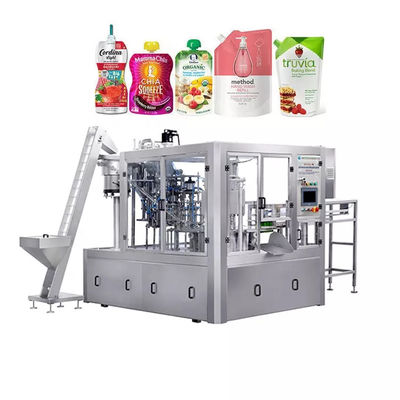 Máquina automática de enchimento de bolsas de gás com diâmetro de bocal de 8,5-20 mm