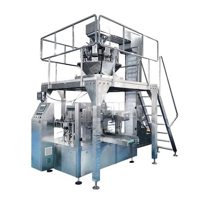 Máquina de embalagem de alimentos granular com material de qualidade alimentar e sistema de operação totalmente automático
