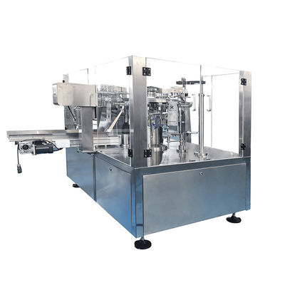 WG250 Máquina de embalagem de bolsas pré-fabricada de alimentos automática elétrica SUS304