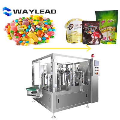 Máquina Embaladora Automática Industrial de Sachês Pré-fabricados para Lanches de Oleaginosas, Líquidos e Pós